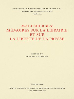 cover image of Malesherbes